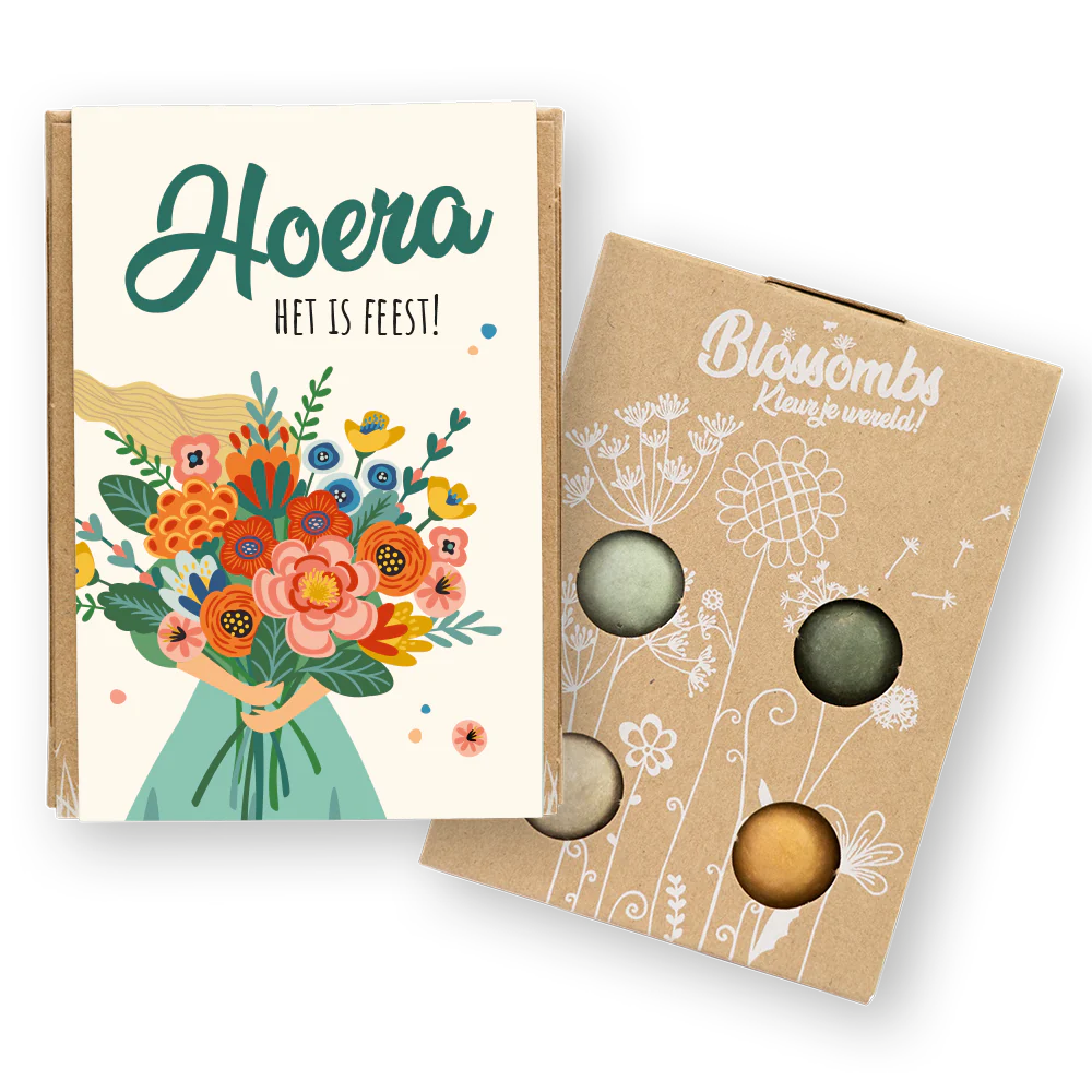 GIFTBOX bloemenbommetjes - mini