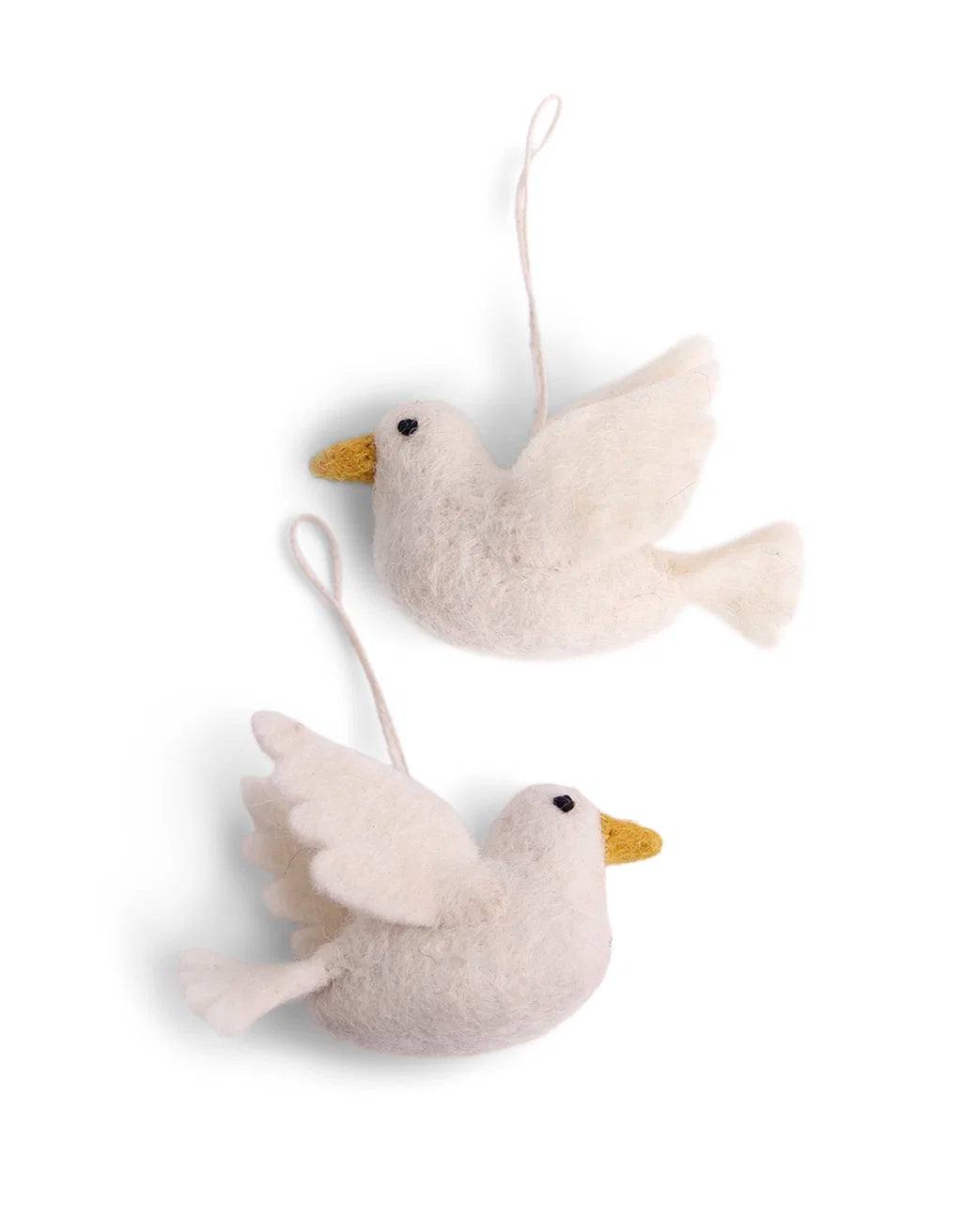 2 witte vredesduiven