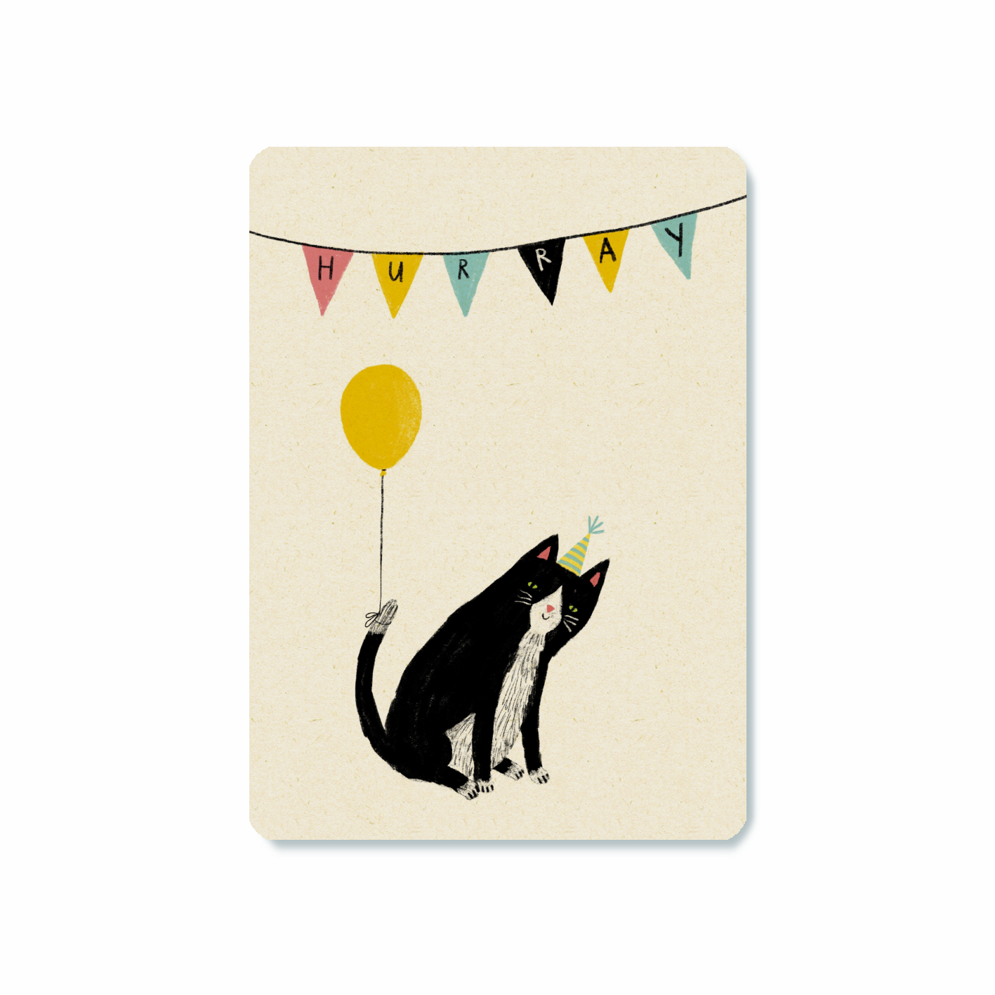 Postkaart 'Hurray'