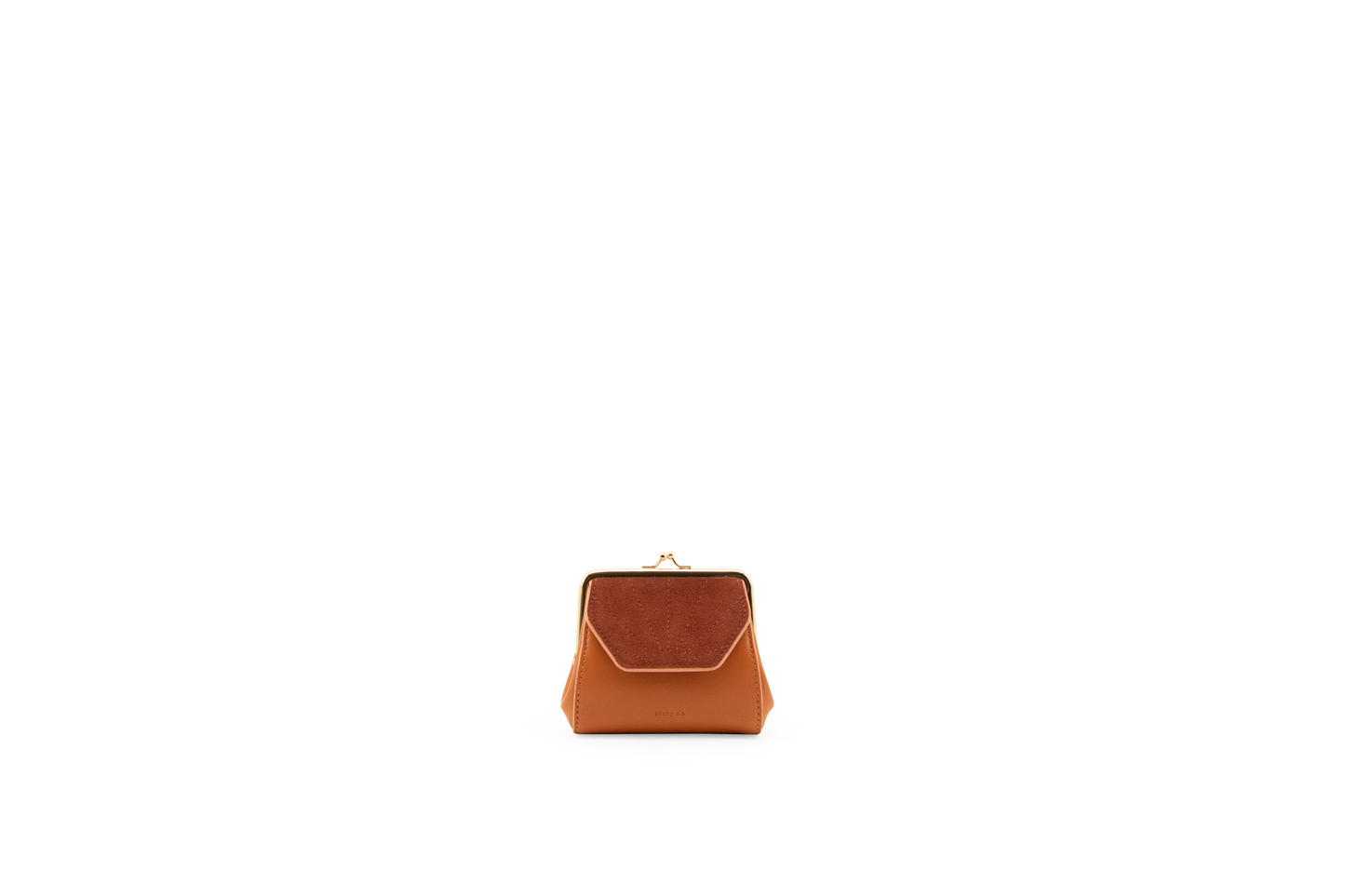 wallet | la promenade | ton sur ton | croissant brown
