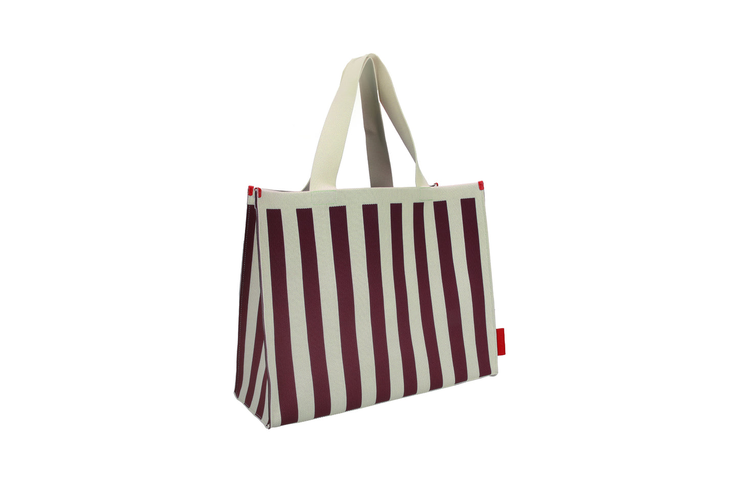 shopper | knitted stripes | mist + fig