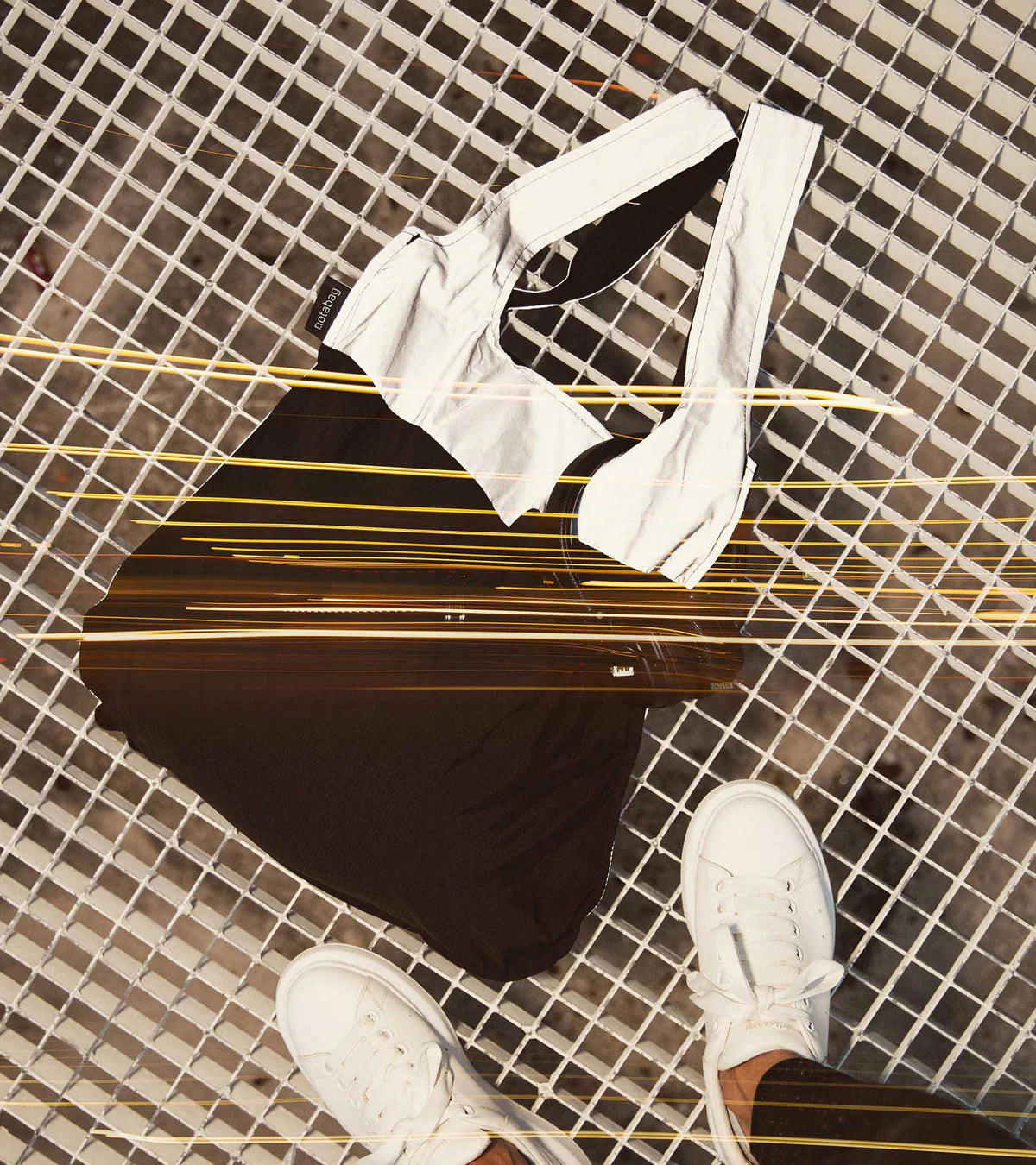 Notabag original - zwart reflecterend