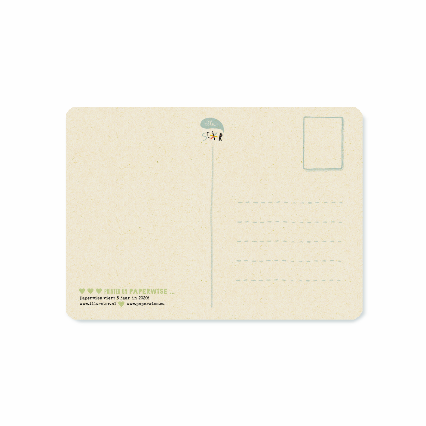 Postkaart 'Vers geplukt'