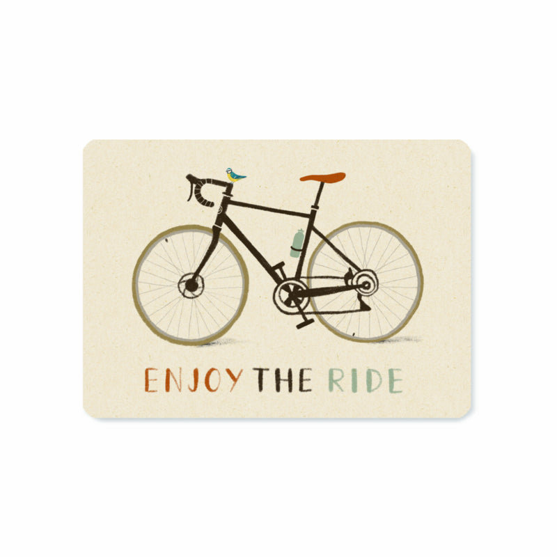 Postkaart 'Enjoy the ride'