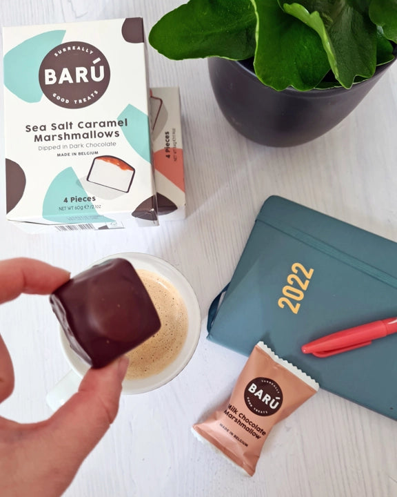 Dark Chocolate & Sea Salt Caramel Marshmallows - 60 gr