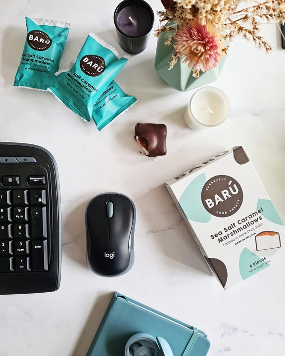 Dark Chocolate & Sea Salt Caramel Marshmallows - 60 gr