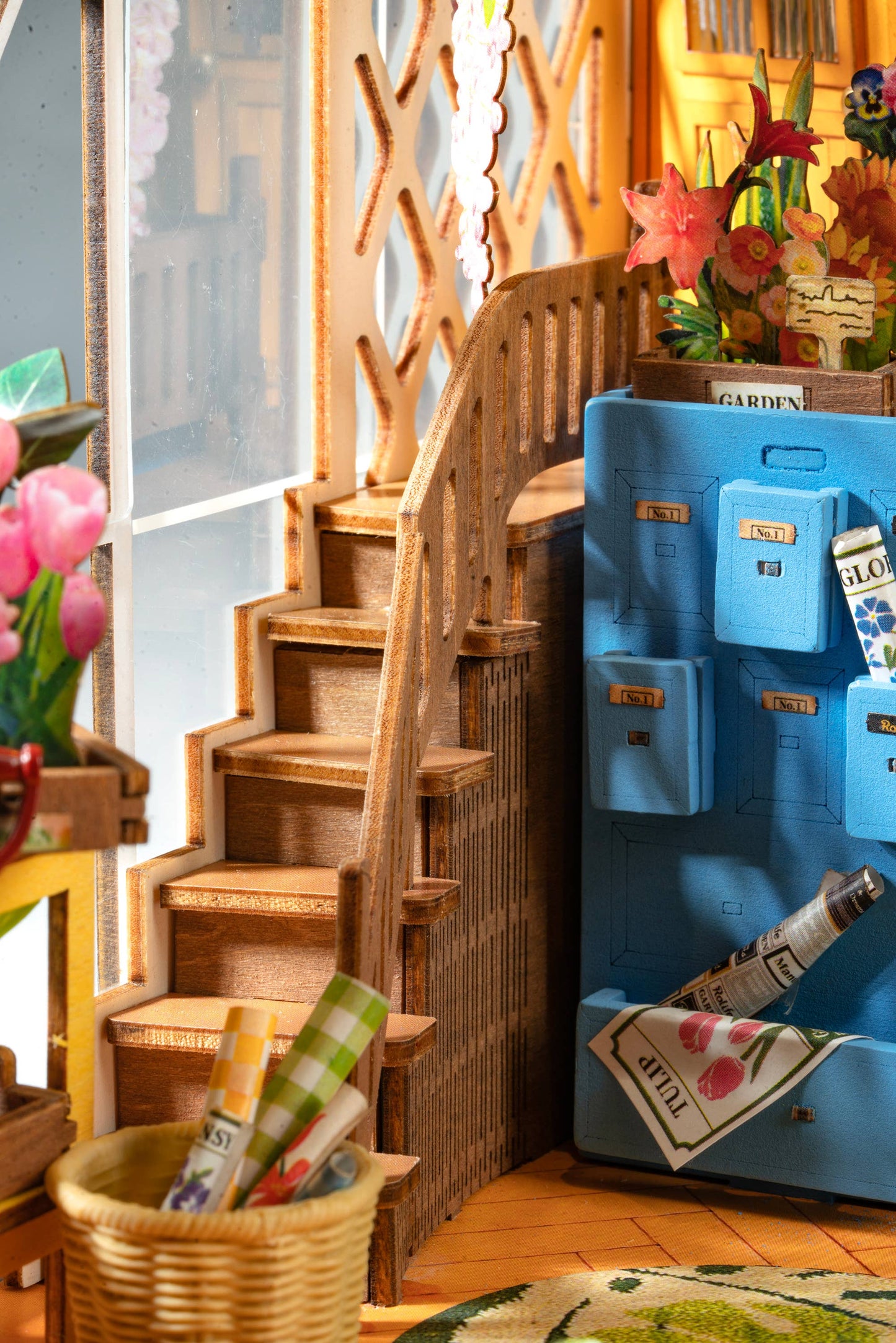 Garden house - DIY Miniature Book Nook Kit