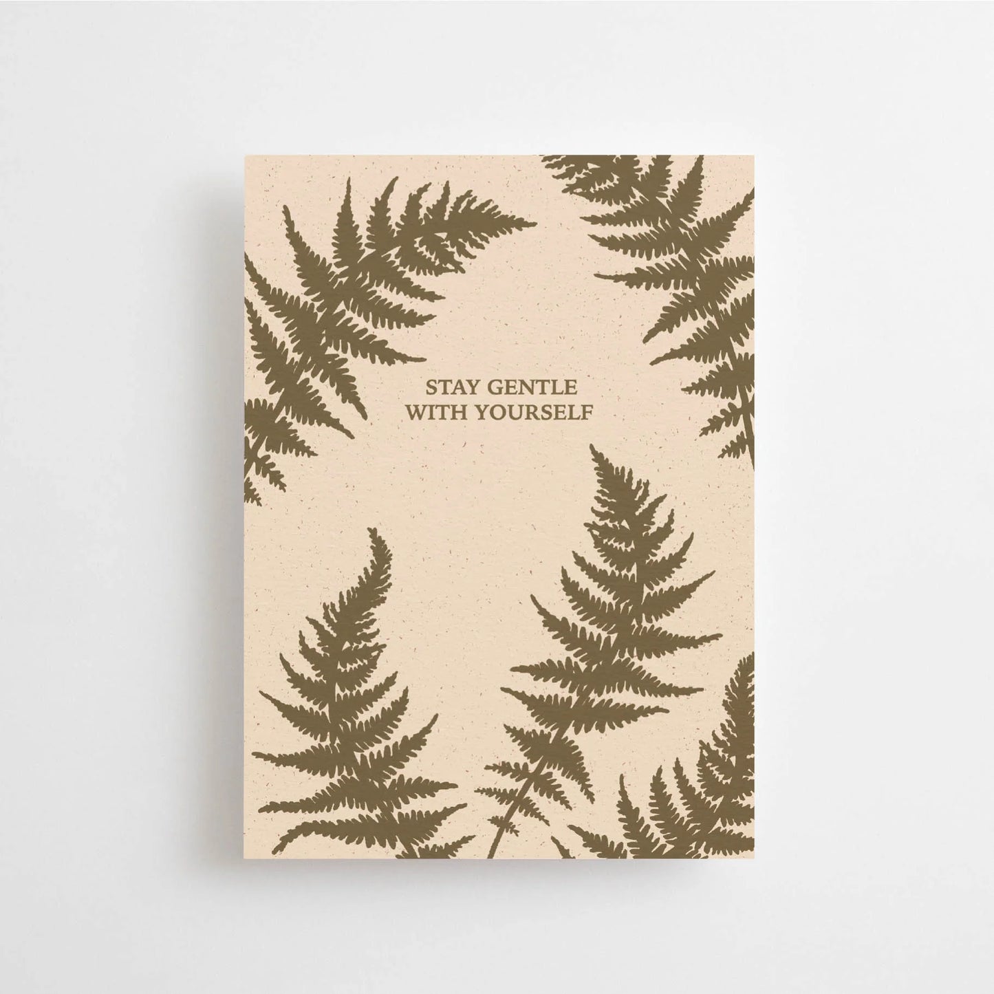 Postkaart 'Stay gentle with yourself'