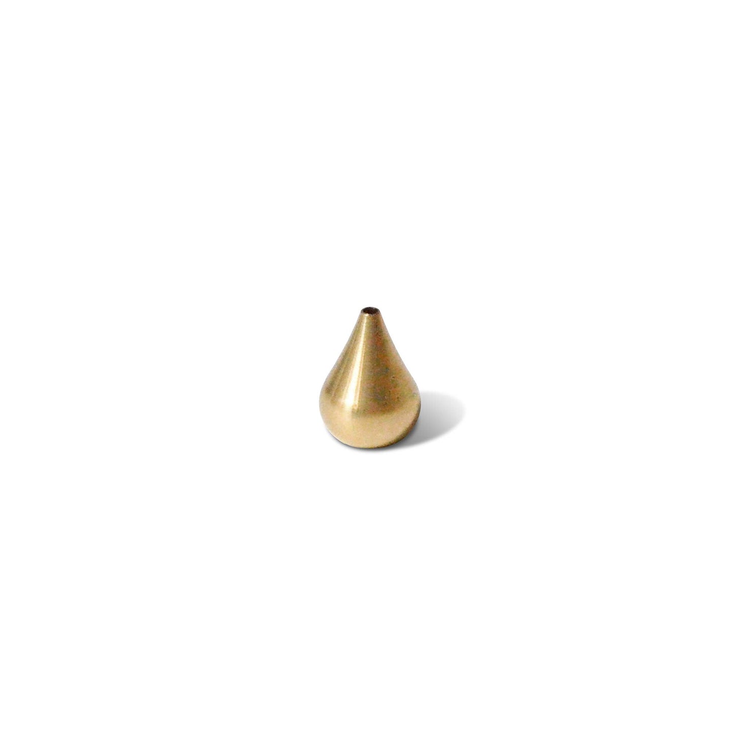 Grote koperen wierookhouder met waterdrop
