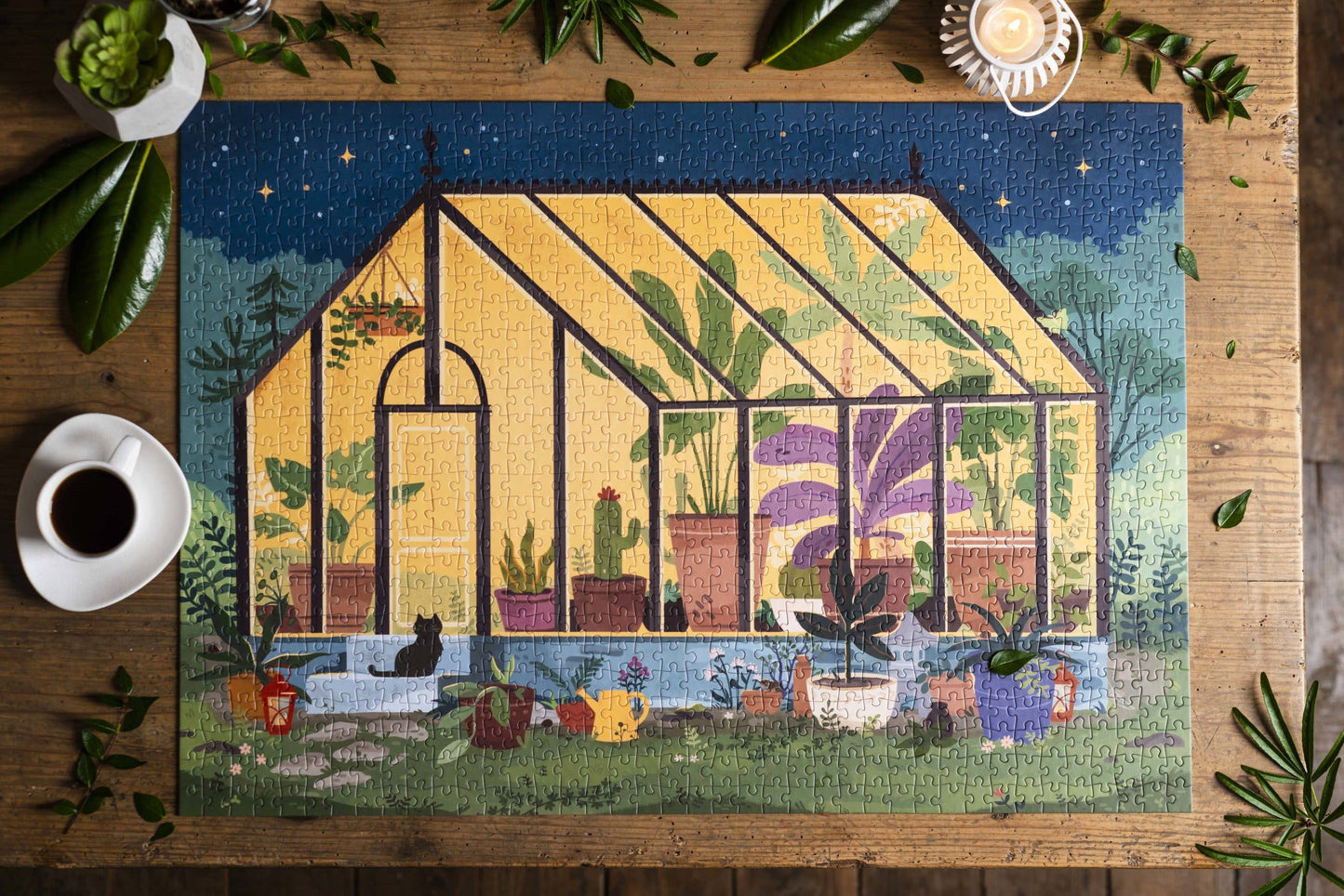 Midnight Greenhouse Puzzel - 1000 stukjes