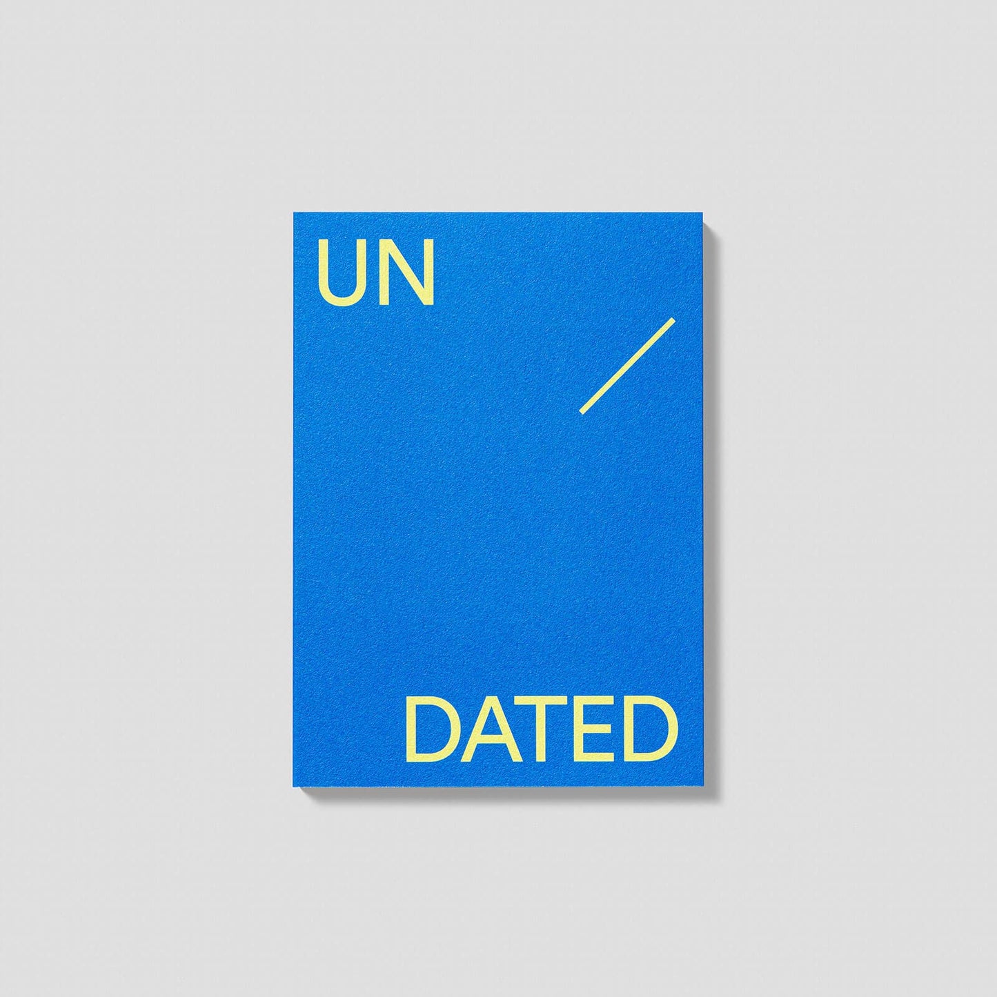 Ongedateerde planner (Elektrisch blauw)