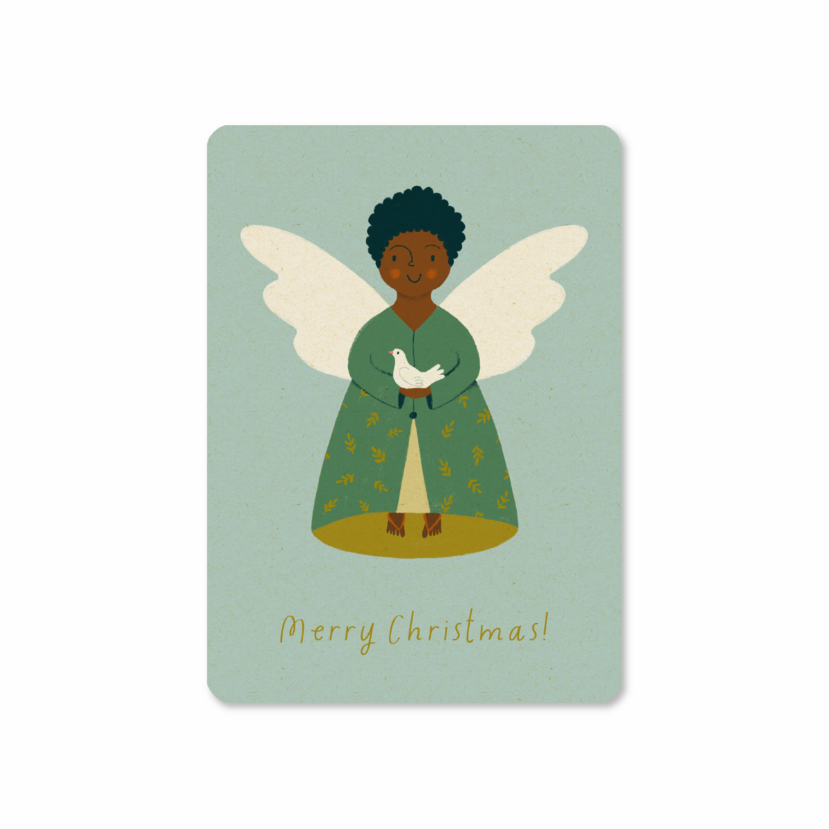Postkaart 'Green angel'