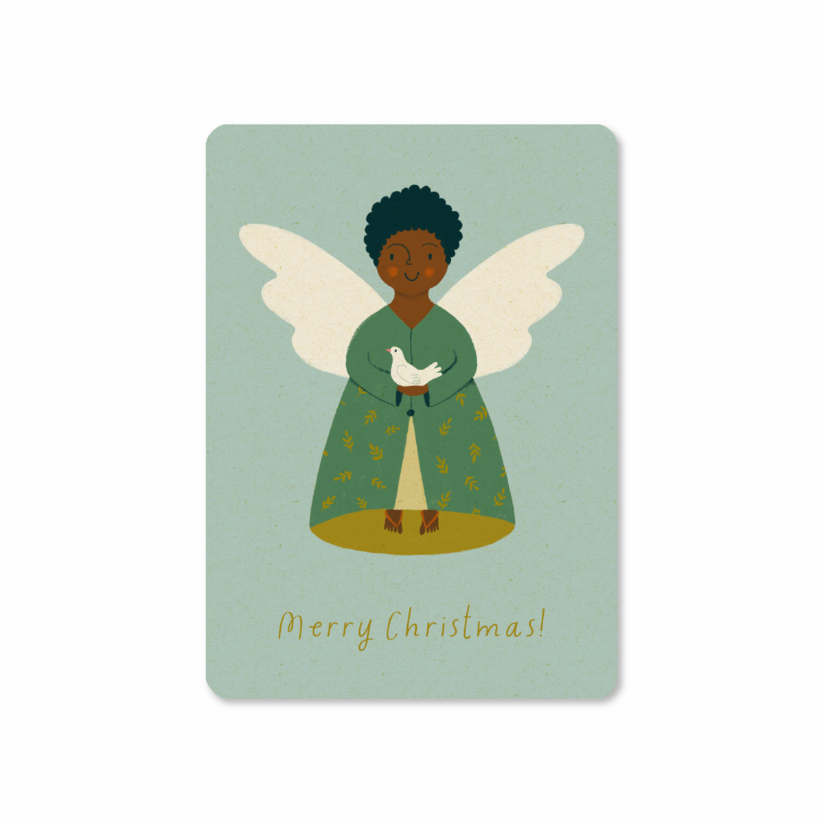 Postkaart  'Green angel'