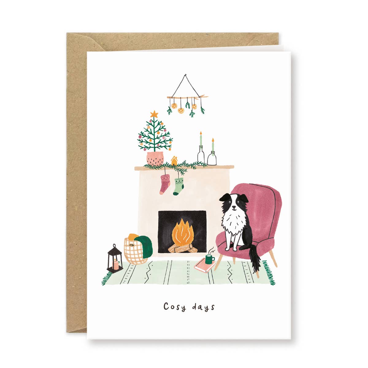 Kerstkaart hondje