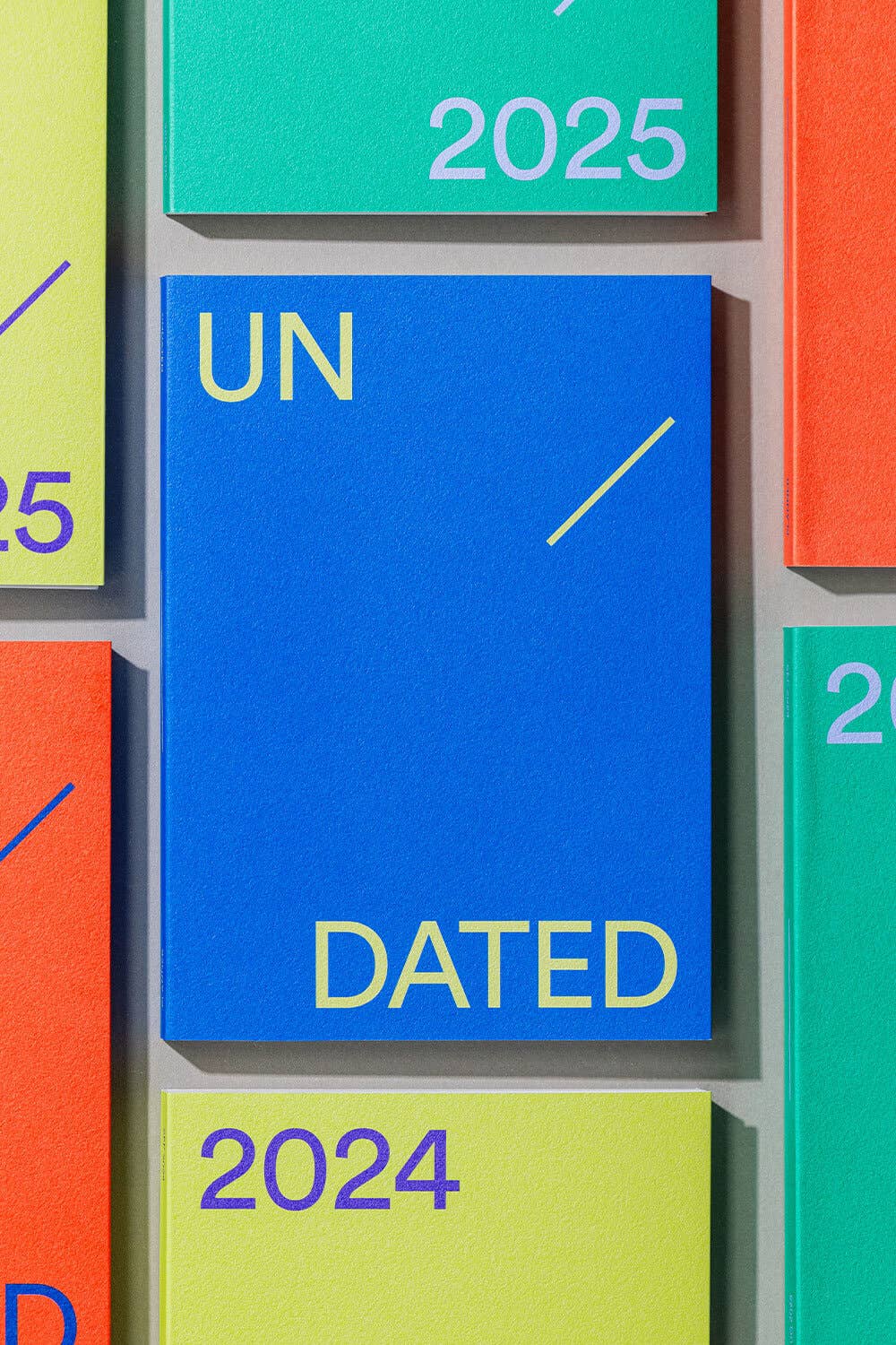 Ongedateerde planner (Elektrisch blauw)