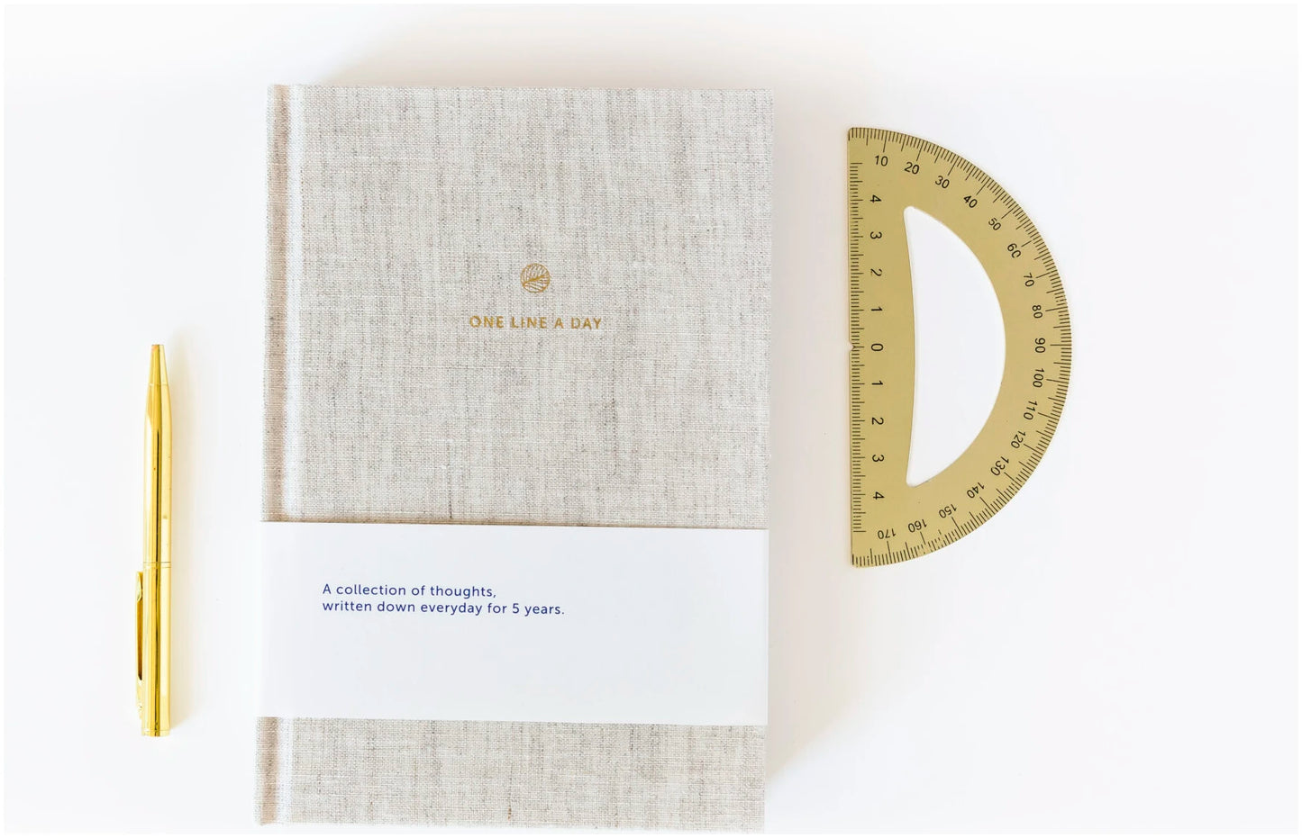 A-Journal One Line A Day Dagboek – Linnen