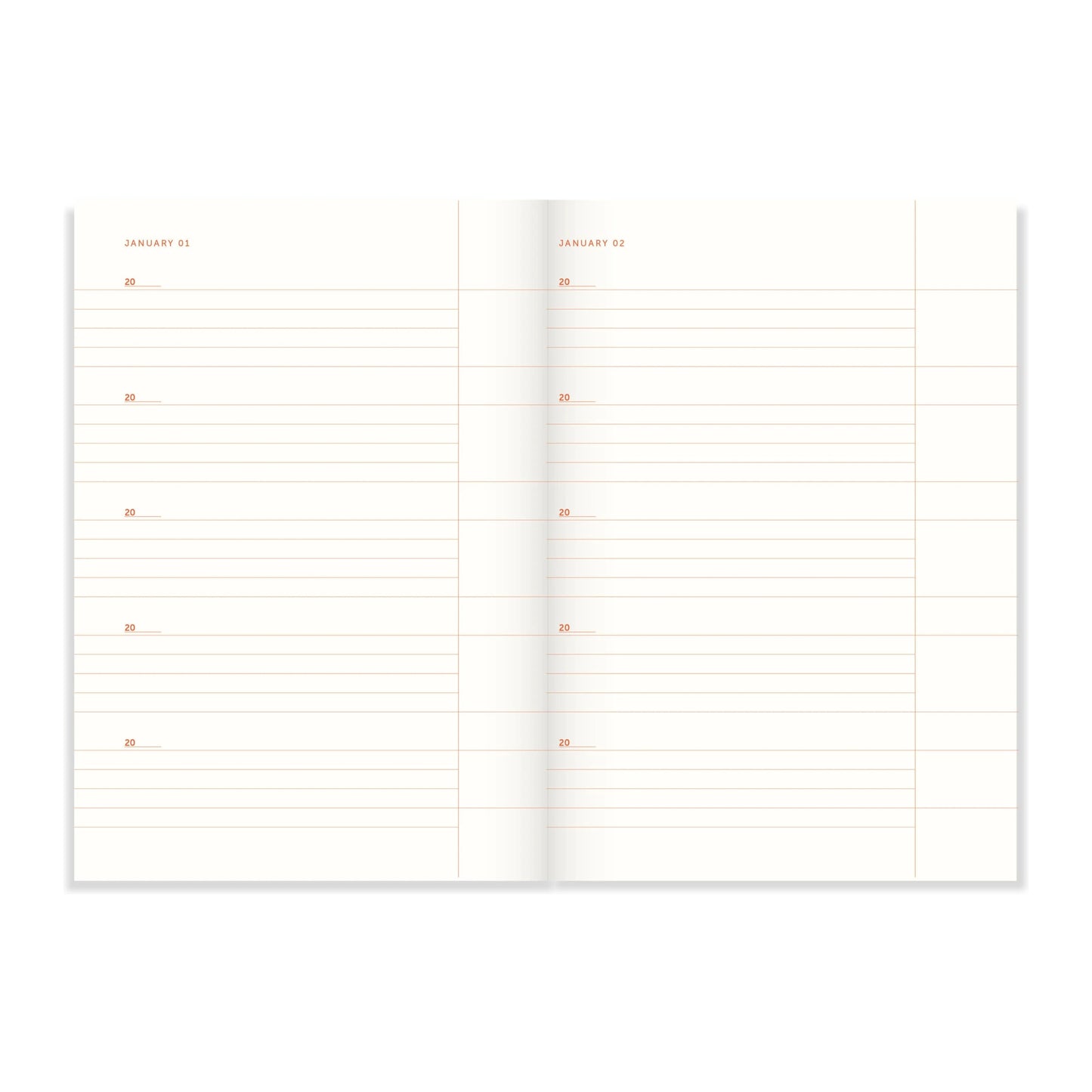 A-Journal One Line A Day Dagboek – Linnen
