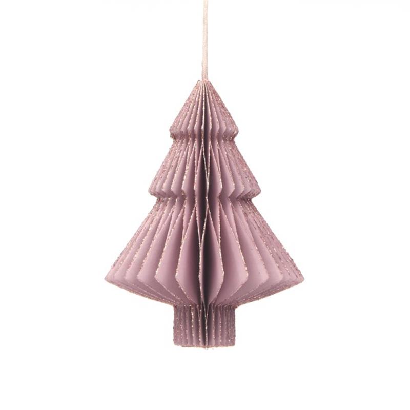 Kerstboom roze - handmade & fairtrade