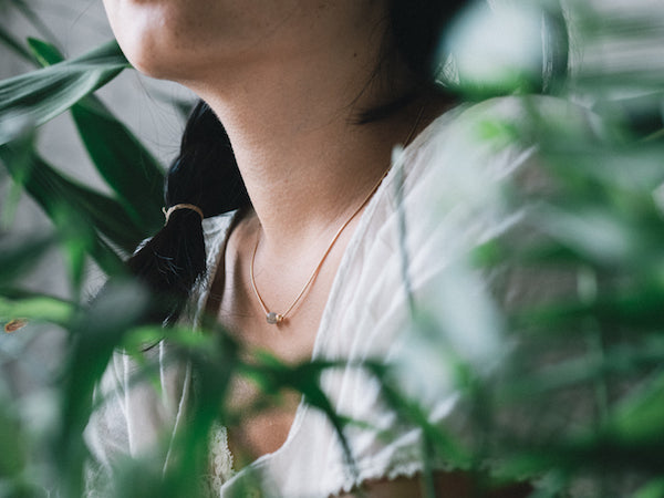 'Theia' ketting met maansteen