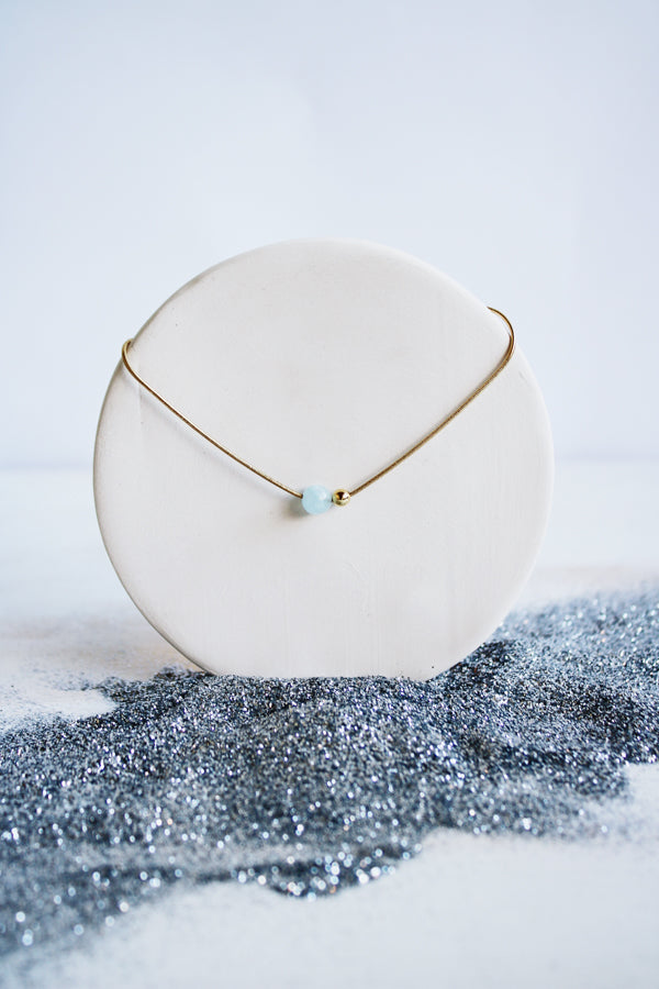 'Theia' ketting met maansteen