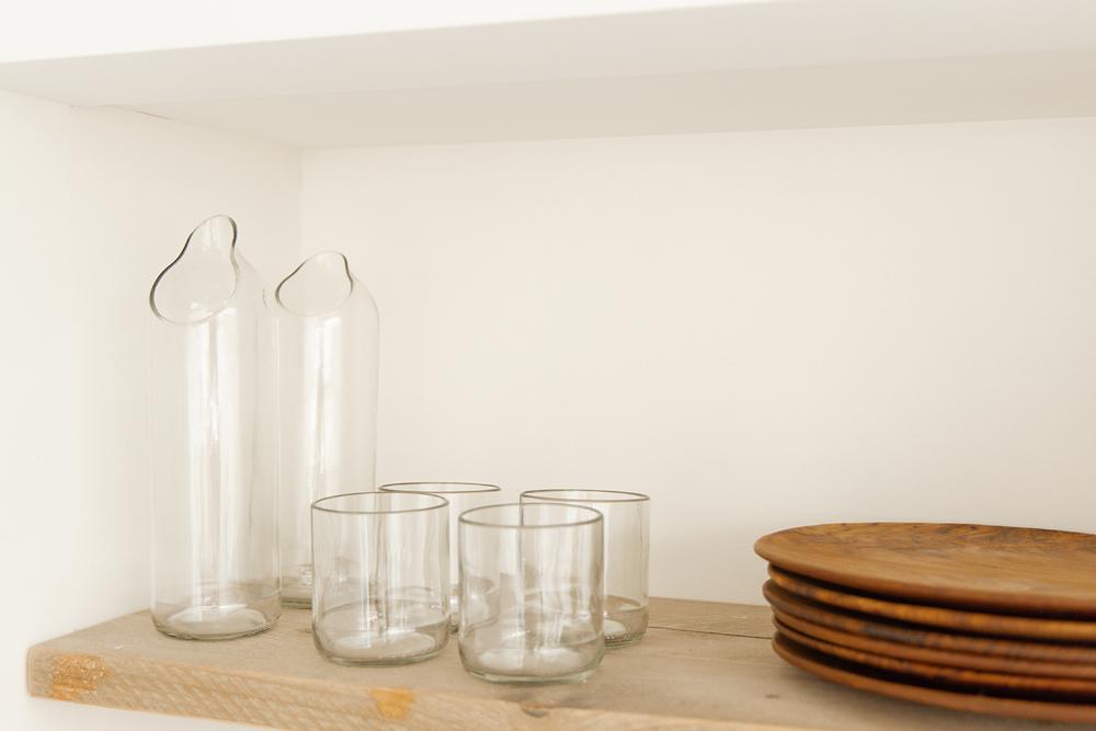 Upcycled drinkglazen - set van 2
