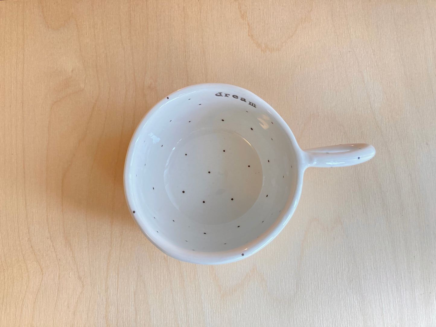 'Dream' kopje met stipjes