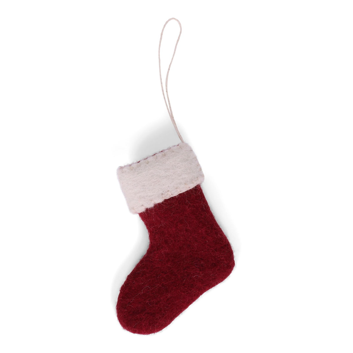 Mini vilten kerstsok