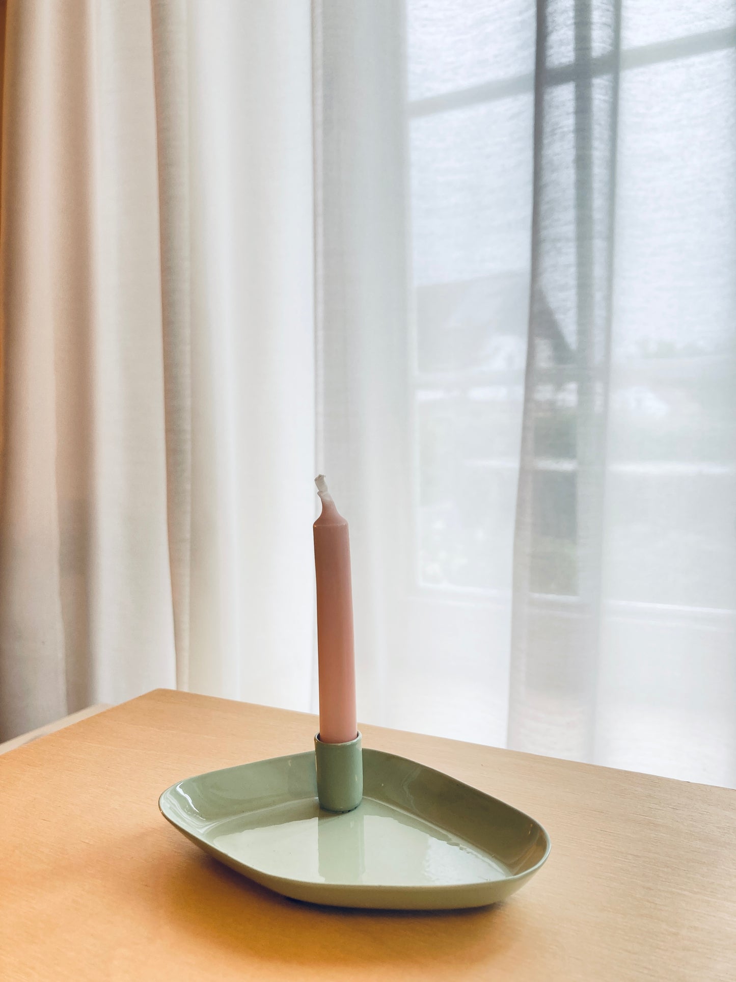 Kaarsenhouder Mie - Desert Sage (lichtgroen)