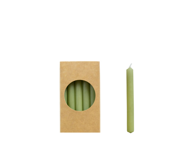 Potloodkaarsjes - olive (20 stuks)