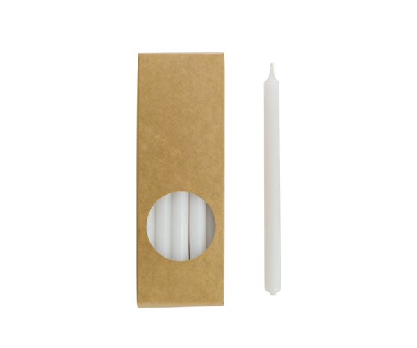 Potloodkaarsjes - wit (20 stuks)