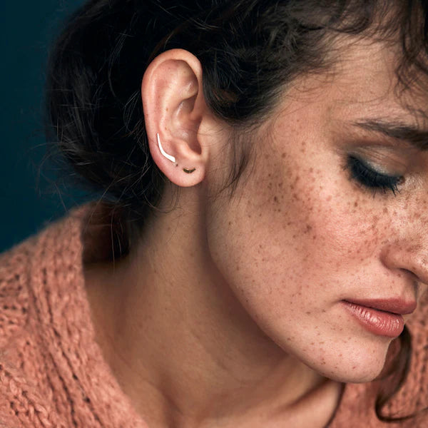 Oorbellen - trio golven