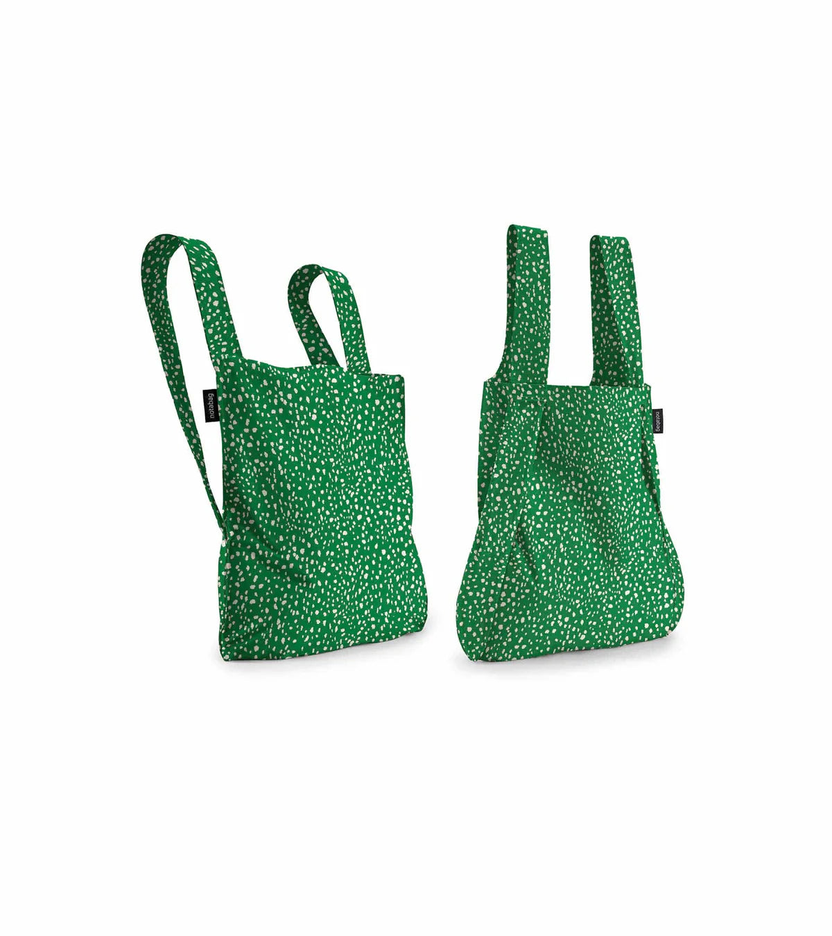 Notabag original - groen gespikkeld