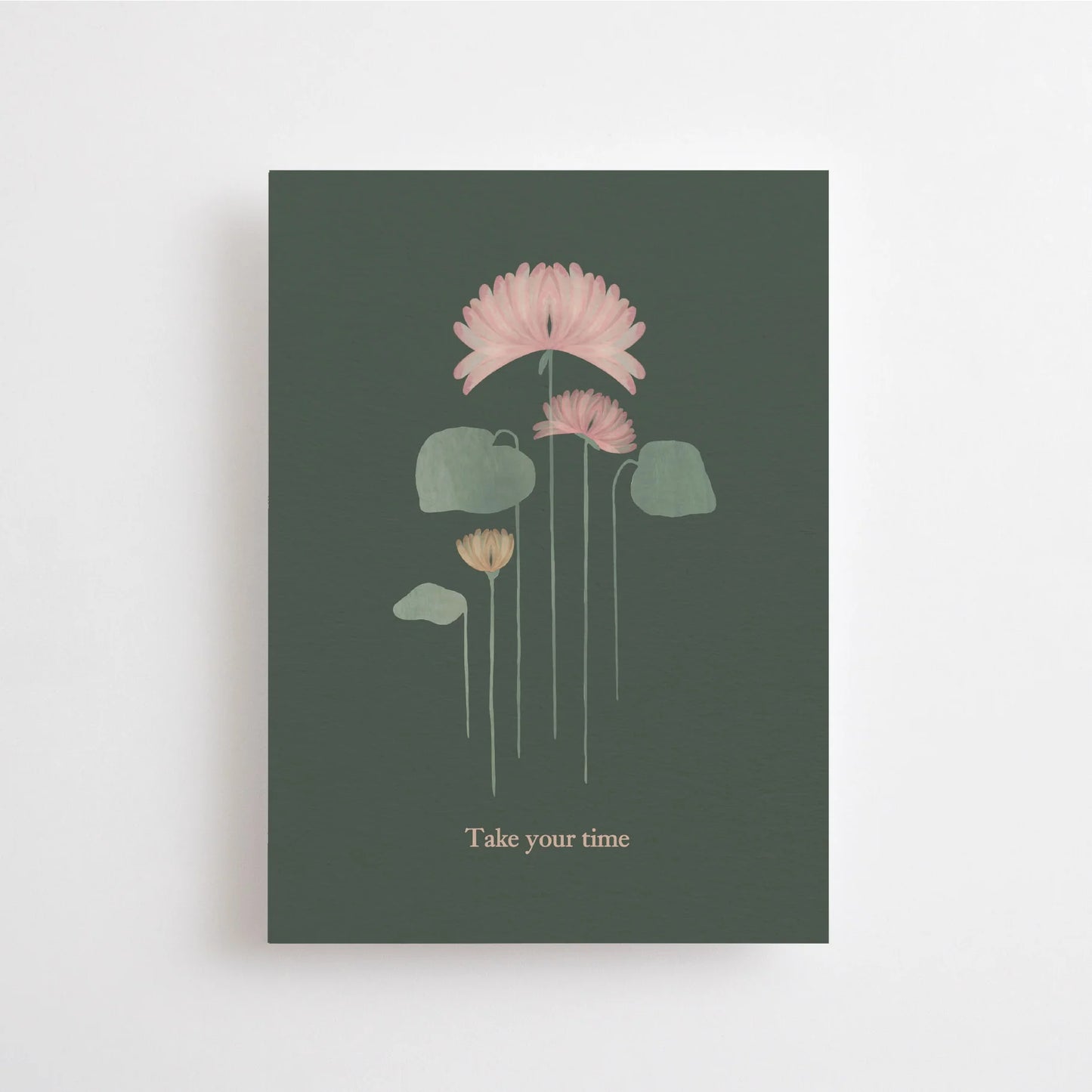 Postkaart 'Take your time'