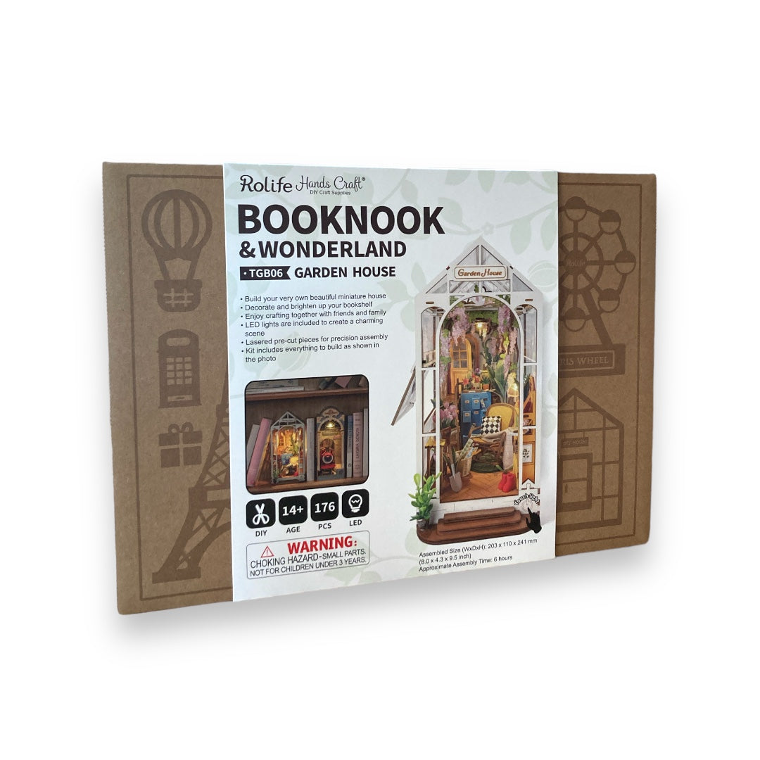 Garden house - DIY Miniature Book Nook Kit