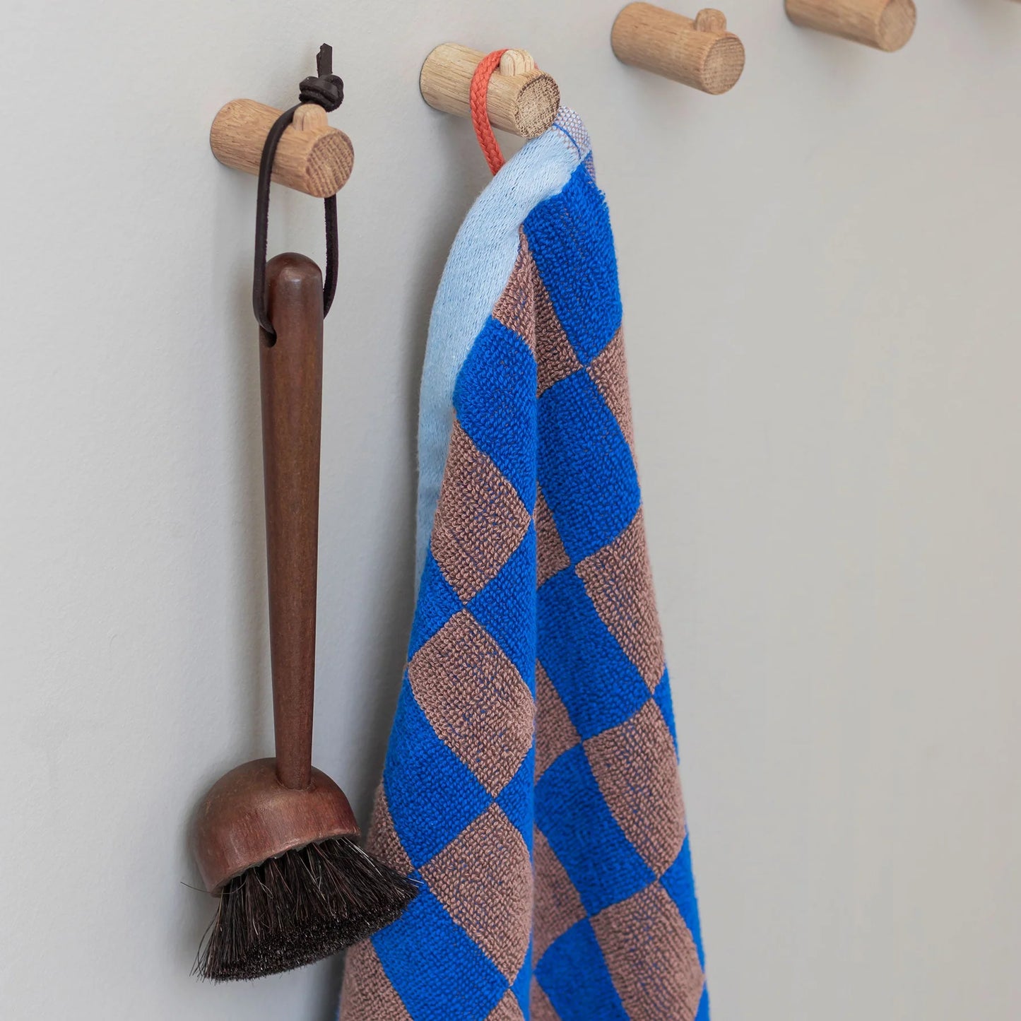 RETRO badhanddoek - kobalt