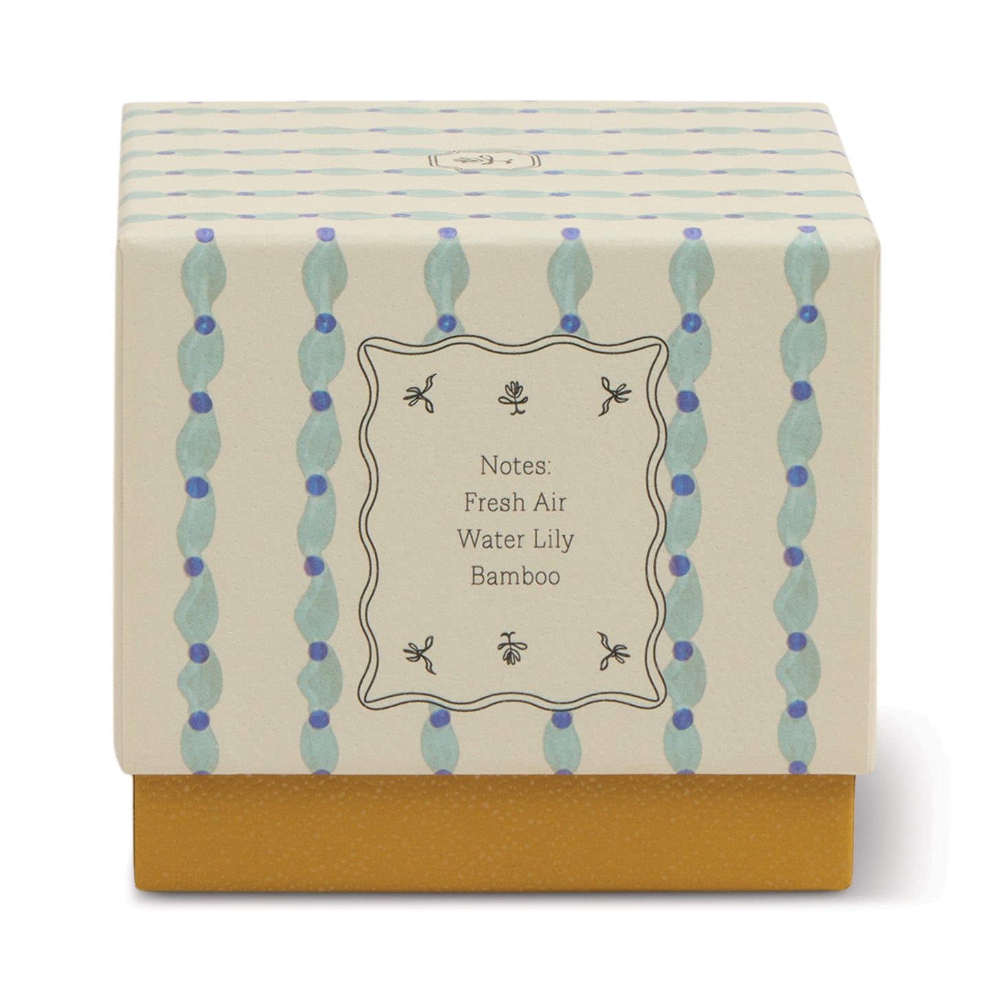 Tulp geurkaars - Wisteria & Willow -turquoise/geel