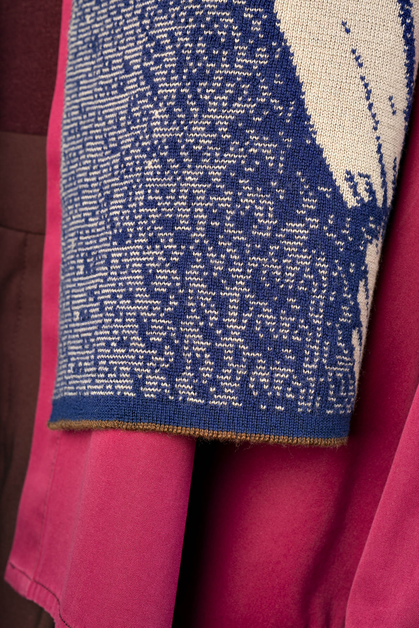 Sjaal Aurata Indigo • midi
