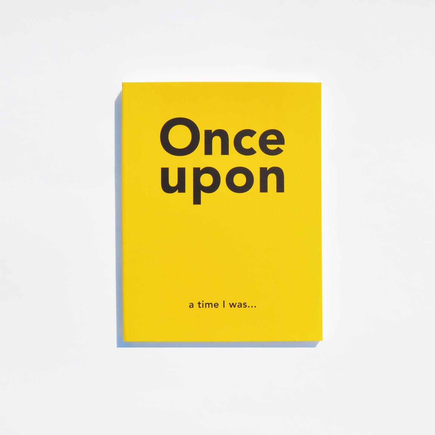 ONCE UPON A TIME I WAS...  - invulboek om je autobiografie te maken