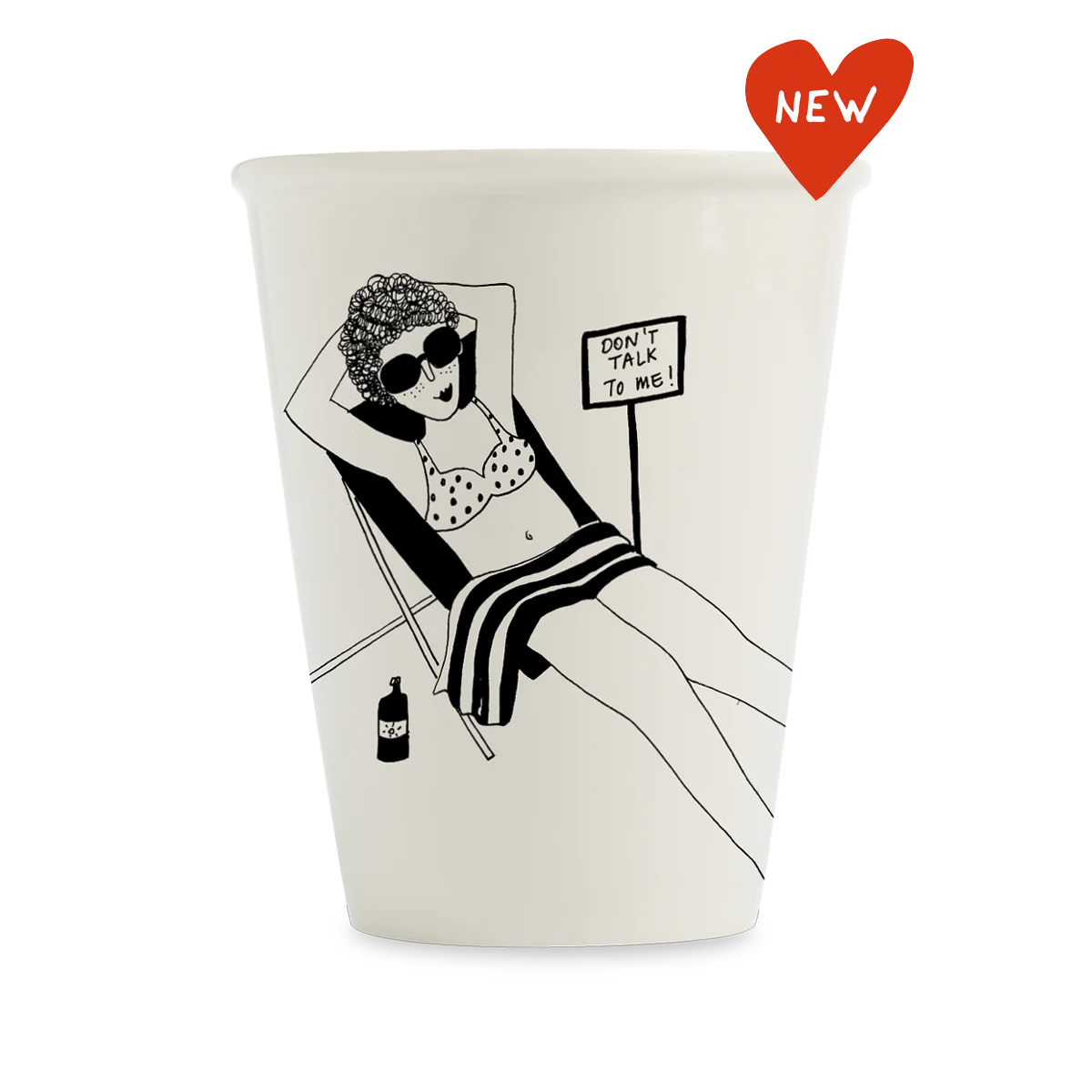 Beker 'Don't talk to me' - Helen B.