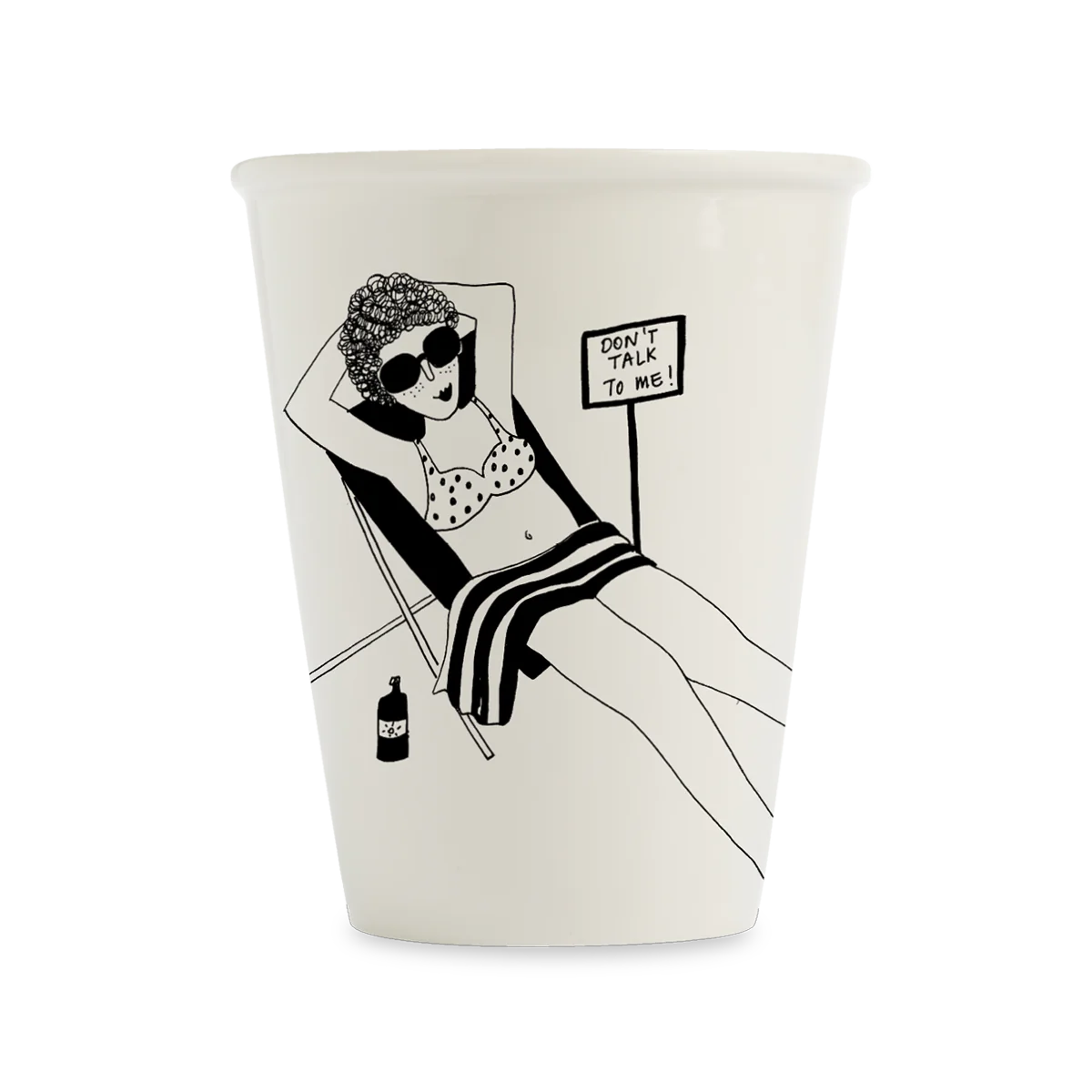 Beker 'Don't talk to me' - Helen B.
