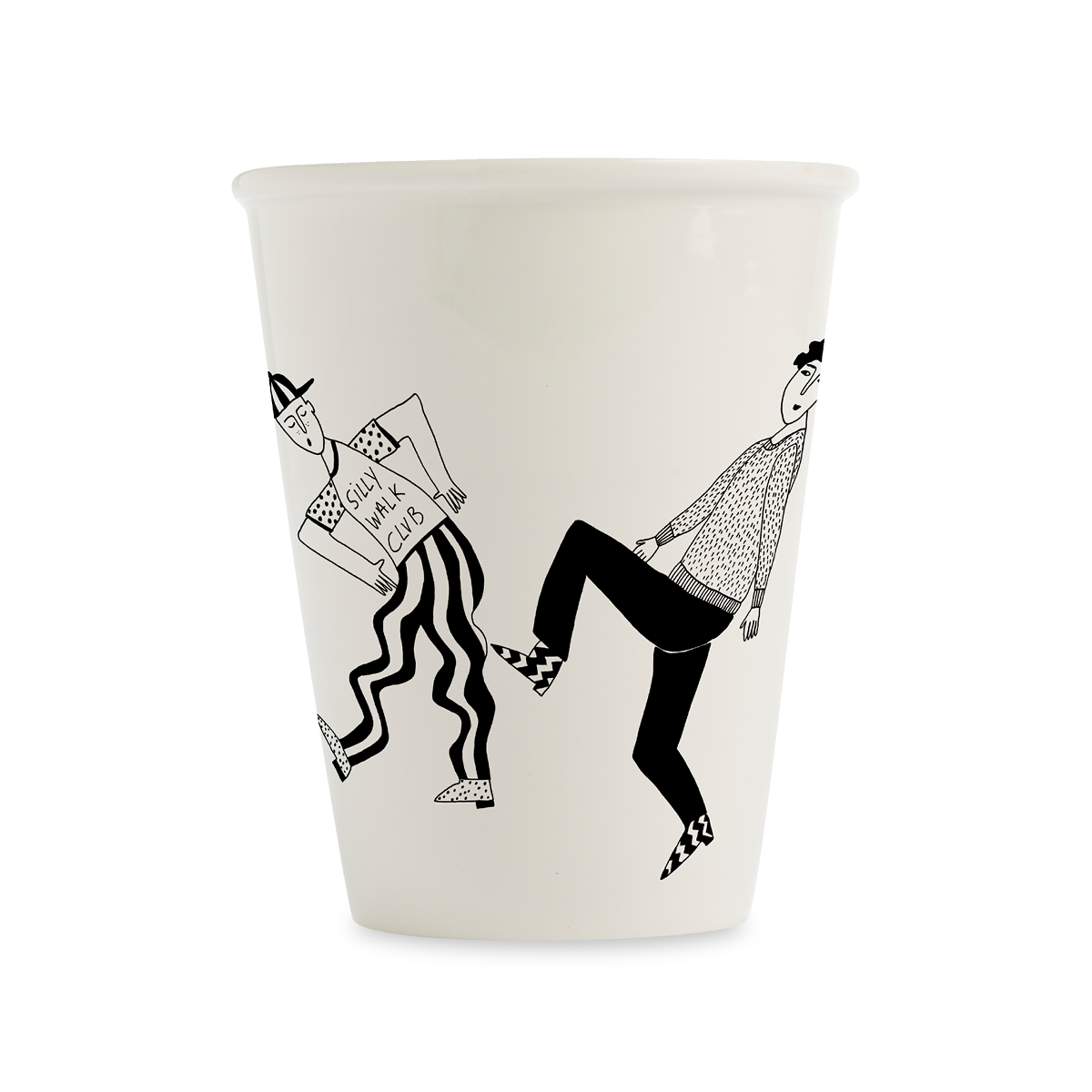 Beker 'Silly walk club' - Helen B.