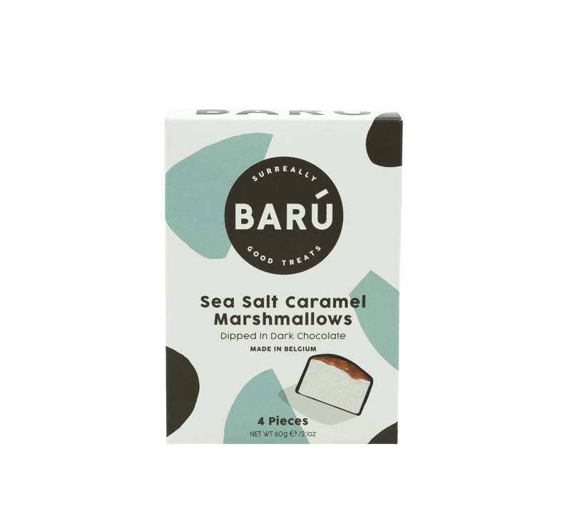 Dark Chocolate & Sea Salt Caramel Marshmallows - 60 gr