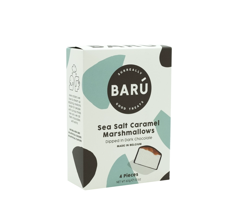 Dark Chocolate & Sea Salt Caramel Marshmallows - 60 gr