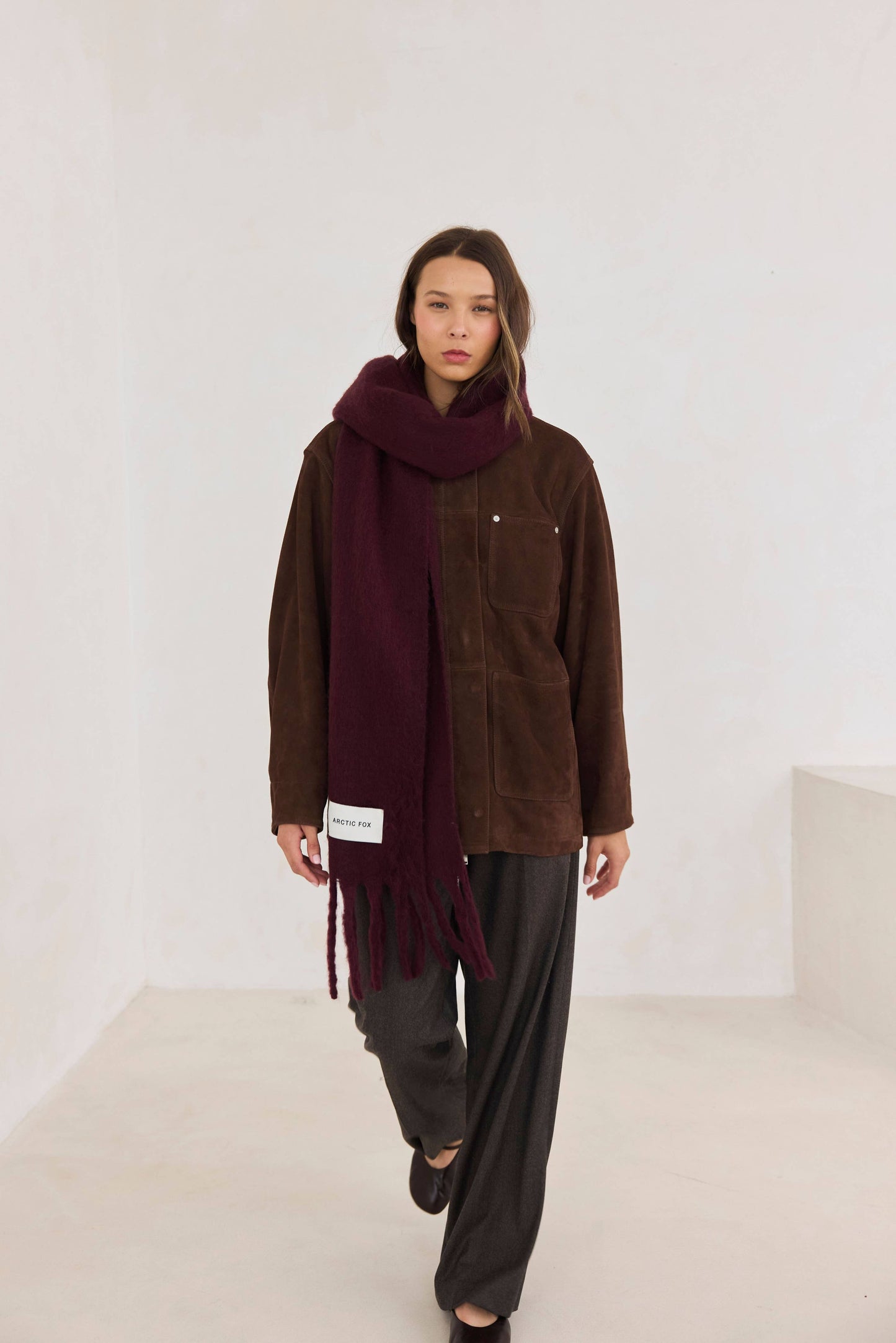 De Stockholm Sjaal - 100% Gerecycled - Kers