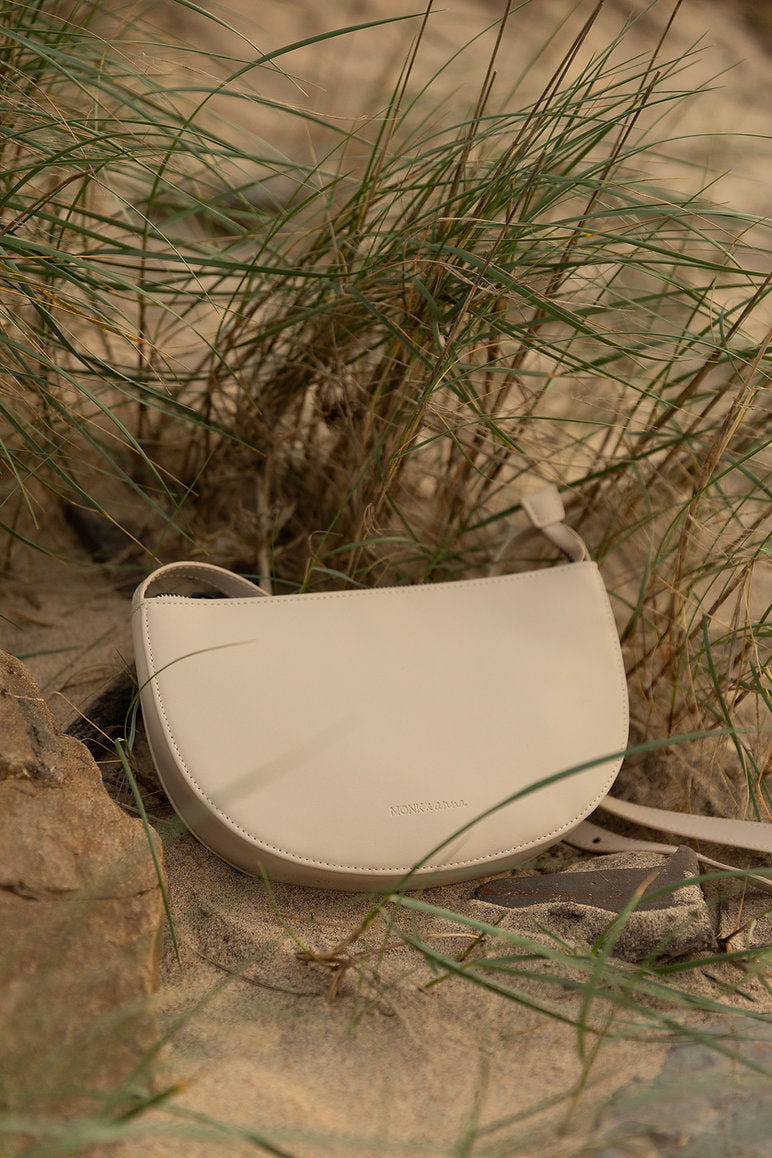 Farou - Half moon bag - stone