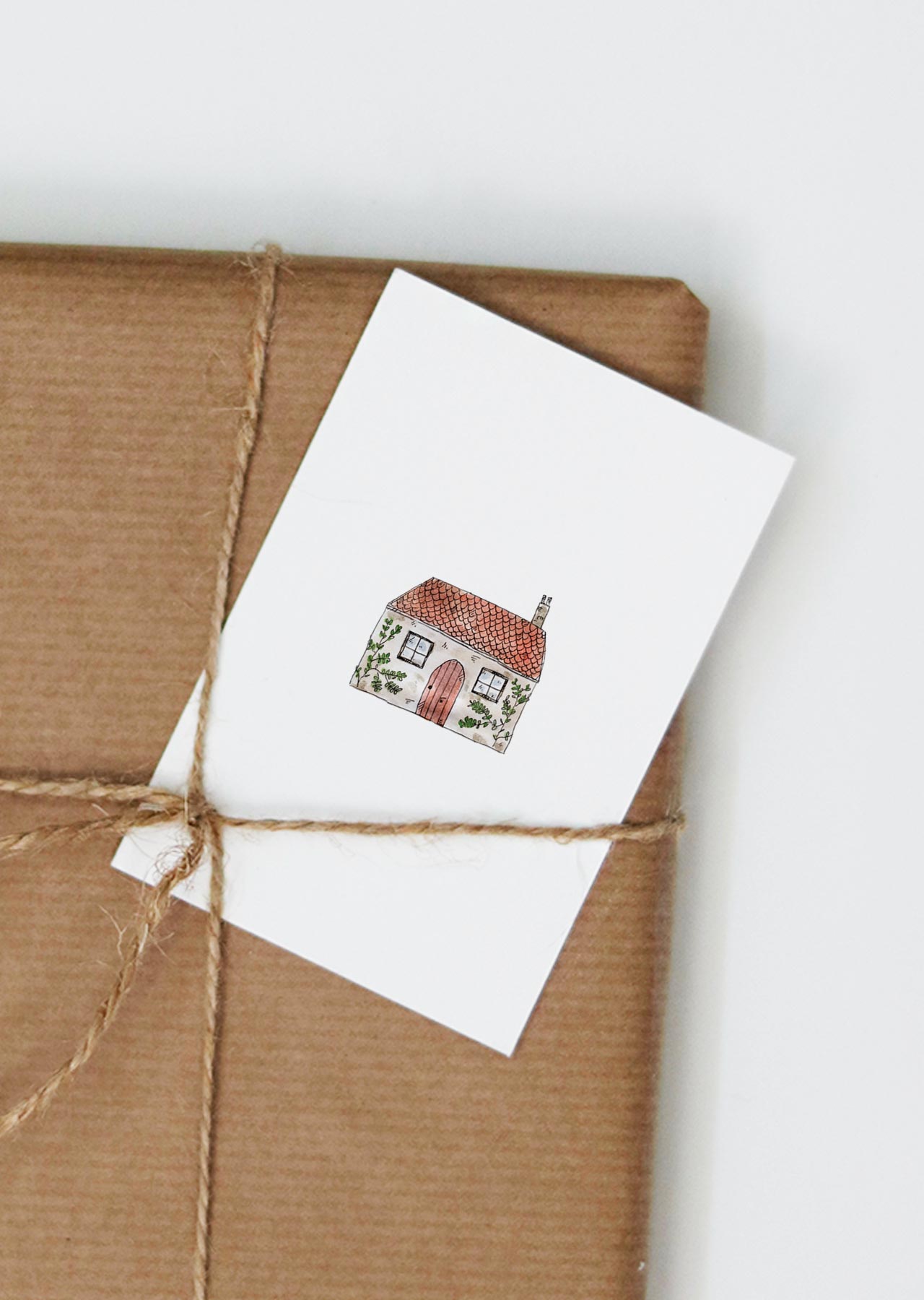 Postkaart 'Huisje'