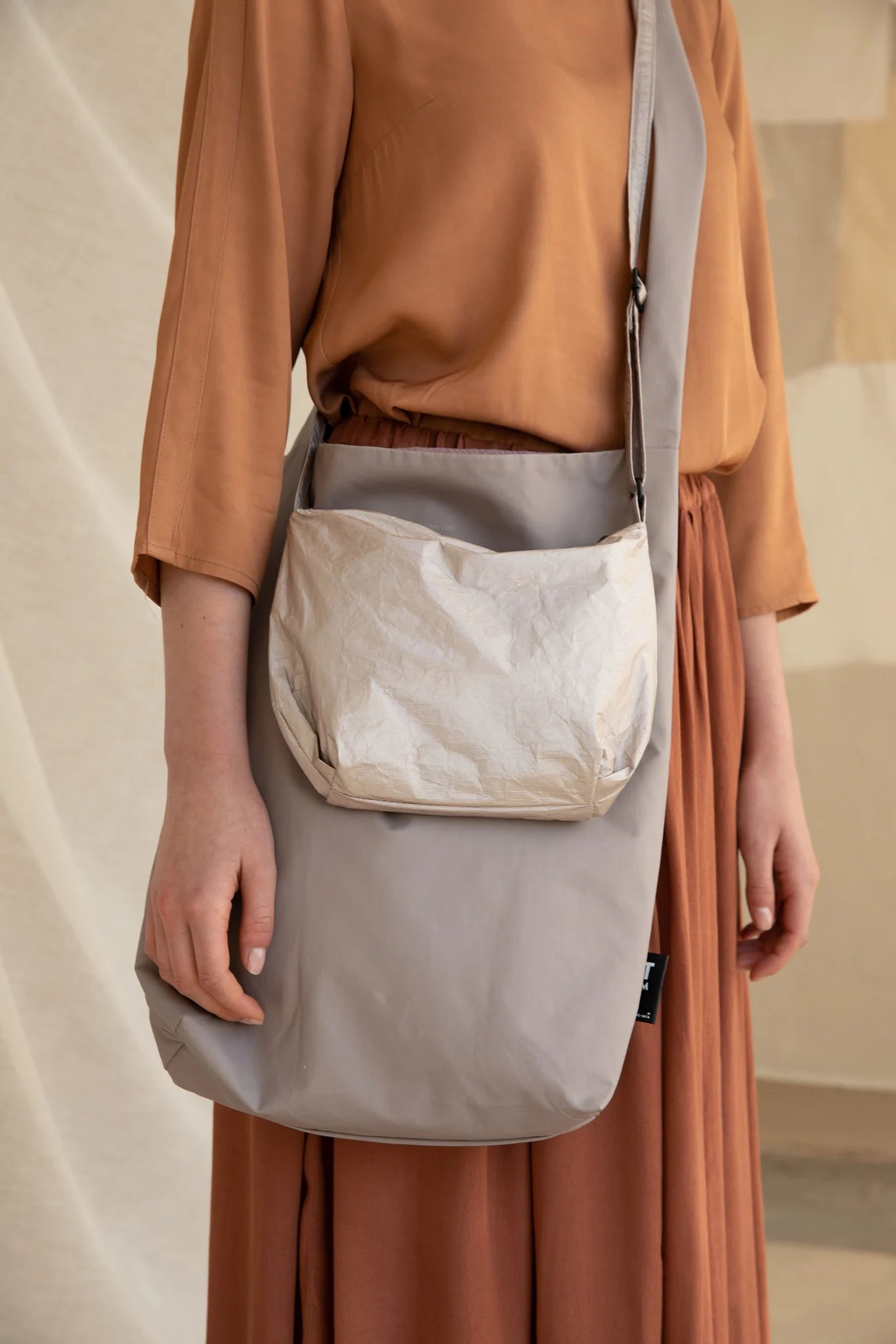 Cross body bag- dust gold - laatste stuk