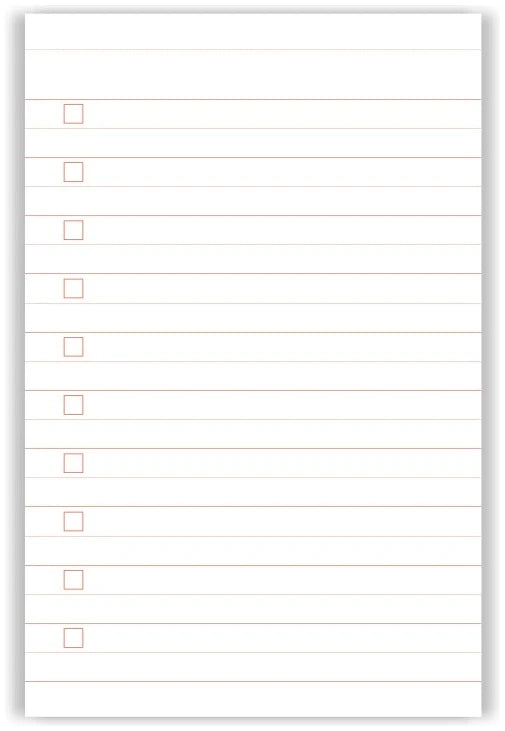 My journal - everyday lists