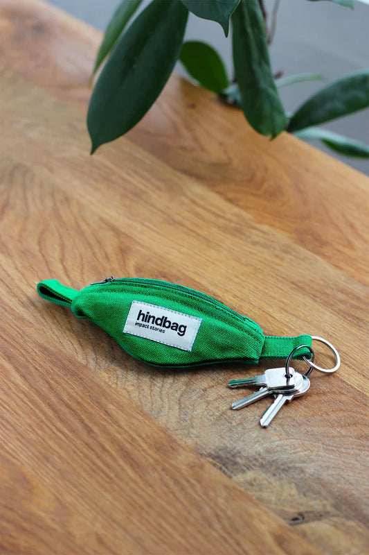 Sleutelhanger/portemoneetje banane (groen)