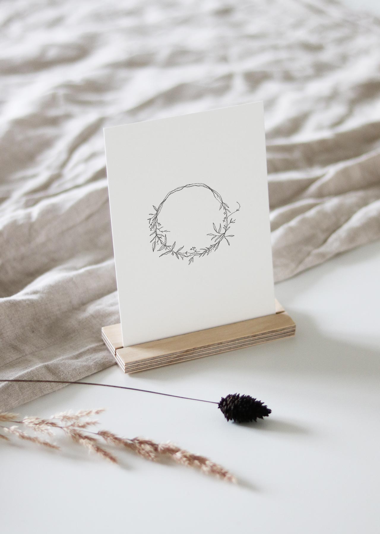 Postkaart 'Krans'